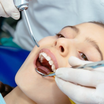 person receiving dental treatment